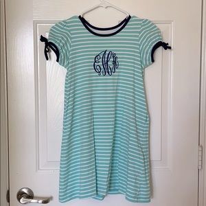 Monogrammed dress size 8/10 kids